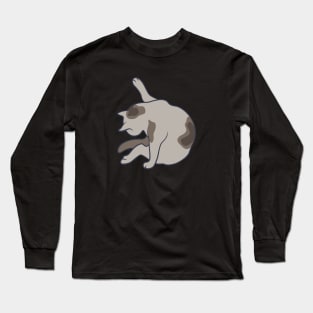 Keep it clean – this is all the cat mean (pose 1) Long Sleeve T-Shirt